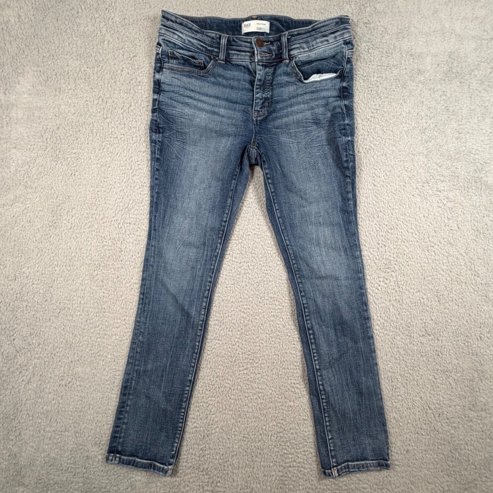 BKE Payton Denim Jeans Women's‎ 28x30 Universal Fit Mid Rise Skinny Blue Wash